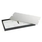 image of Cal-Mil 22071 Madera Cold Concept Plate Set, 16-3/4"W X 8-3/4"D X 1-1/2"H, Rectangular, With Base