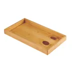 image of Cal-Mil 22072-99 Rustic Pine Ice Tray, 17-3/4" W x 9-3/4" D x 1-1/2" H, Wood, 10-19" Width, Non‑Lit