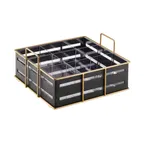 image of Cal-Mil 22093-90 Empire Organizer, 11.75"W X 11.5"D X 6"H, Square (9) Section