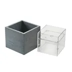 image of Cal-Mil 22096-83 Ashwood Condiment Holder, 7.5"W X 7.5"D X 7"H, Adjustable
