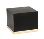 image of Cal-Mil 22127-11-116 Riser, 14"W X 14"D X 11"H, Cube, Black
