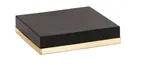 image of Cal-Mil 22127-3-116 Riser, 14"W X 14"D X 3"H, Cube, Black