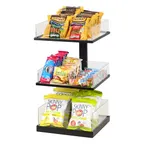 image of Cal-Mil 22320-13 Merchandising Rack, 12-1/2" x 7" x 20-1/2", Metal, Black, Fits 12" x 12" Acrylic Boxes