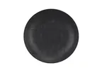 image of Cal‑Mil 22328‑9‑13 Melamine Dinner Plate, 9‑Inch Round Black, Dishwasher‑Safe, Sedona Finish