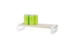 image of Cal-Mil 22363-3-15 Blonde Display Riser, 20" X 7" X 3.5", Rectangular, Maple Wood