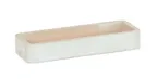 image of Cal-Mil 22384-3-113 Jar Display, 5"W X 12.75"D X 4.5"H (3) Glass Jars, Rectangular