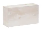 image of Cal-Mil 22428-11-113 Riser, 20"W X 7"D X 11"H, Rectangular, White-Washed Pine Wood