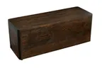image of Cal-Mil 22428-7-112 Dark Stained Oak Wood Riser, Rect. 7" H x 20" W x 9" D, Brown 1‑2 Step Stand