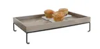 image of Cal-Mil 22431-4-110 Aspen Riser, 10" X 12" X 4.5"H, Wire Frame