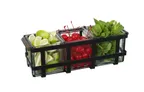 image of Cal-Mil 22440-3-112 Heritage 3 Jar Display, 12.75" W X 4.25" D X 4" H, Includes 3 Jars