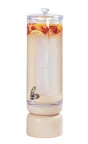 image of Cal-Mil 22441-3-113 3‑Gal Acrylic Dispenser, Uninsulated, 7½"W×10"D×29"H, Base, Ice/Drip – Newport