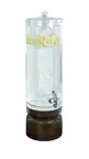 image of Cal-Mil 22441-3INF-112 Uninsulated Beverage Dispenser, 10" x 7½" x 29" H, Acrylic, Oak Base - Single