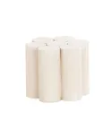 image of Cal-Mil 22453-5BASE Pedestal Riser Base, 6"Dia. X 5"H, Round, White-Washed Pine Wood