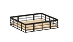image of Cal-Mil 22600-3-13 Riser, 12.5"W X 12.5"D X 3"H, Reversible Design, Square