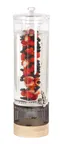 image of Cal-Mil 22911-3INF-115 Dispenser, 10½" Dia x 24" H, 3‑Gallon Acrylic/Steel Bowl, Chamber/Drip Tray