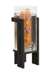 image of Cal-Mil 23141-3-13 Brooklyn Ice Dispenser, 3‑Gallon, 9.75"W x 8"D x 29"H, PC Chamber Wood Base