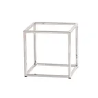 image of Cal-Mil 23201-10-49 Riser, 10"W X 10"D X 10"H, Cube, Chrome-Plated Metal