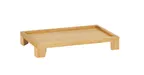 image of Cal-Mil 23600-3-21 Sydney Taper Riser, 12"W X 20"D X 3.25"H, Oak