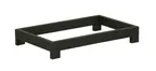 image of Cal-Mil 23603-3-13 Sydney Riser, Black, 12"W x 20"D x 3"H, Width 10"-19", Height 4", Depth 20"-29"