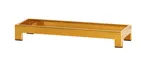 image of Cal-Mil 23605-3-130 Brooklyn Metal Frame, 20"W X 6"D X 3"H, Rectangular, Antique Brass