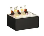 image of Cal-Mil 23709-10-13 Ice Housing, 13" W x 10.5" D x 7" H, Black Metal Finish, Wood, Fits 11" Sides