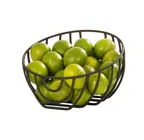 image of Cal-Mil 23758-9-13 Madison Wire Basket, 14.25"W x 14.25"D x 9.25"H, Round, Black Wire