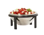 image of Cal-Mil 23761-13 Stand For Stainless Bowl, 12"W X 12"D X 7"H, Designed To Fit Cold Bowl