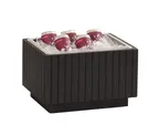 image of Cal-Mil 23784-10-13 Brooklyn Ice Housing, 10" W x 12" D x 7" H Rectangular Wood, Textured Finish