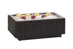image of Cal-Mil 23784-12-13 Brooklyn Ice Housing, Rectangular Wood, 12" W x 20" D x 7" H, V‑Groove