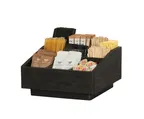 image of Cal-Mil 23789-13 Brooklyn Condiment Organizer, 12"W X 12"D X 6.5"H, Textured Wood Surface
