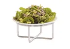 image of Cal-Mil 23791-4-49 Riser, 8" Dia. X 4"H, Round, Chrome