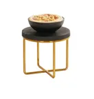 image of Cal-Mil 23791-7-130 Brooklyn Wire Riser, 8" Dia. X 7"H, Round, Antique Brass Finish
