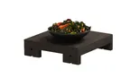 image of Cal-Mil 23794-3-13 Brooklyn Riser, 12"W X 12"D X 3"H, Square, Textured Wood