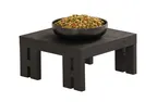 image of Cal-Mil 23794-6-13 Brooklyn Riser, 12"W X 12"D X 6"H, Square, Textured Wood