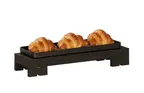 image of Cal-Mil 23795-3-13 Brooklyn Riser, 20"W X 7"D X 3"H, Rectangular, Textured Wood