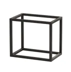 image of Cal-Mil 23800-9-13 Riser, 6"W X 10"D X 9"H", Open Frame, Black Powder-Coated Metal Frame