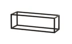image of Cal-Mil 23814-6-13 Riser, Black Powder-Coated Metal, 20" W x 6" D x 6" H, 5"-8", 1-2 Steps