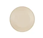 image of Cal-Mil 24112-11-125 Nova Plate, 11" Dia x 1.25" H, Round Flat Melamine, Taupe Brown