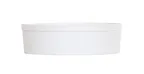 image of Cal-Mil 24126-9-15 Bento Box, 9" Dia. Round Melamine White Dishwasher Safe