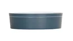 image of Cal-Mil 24129-10-111 Bento Box, 10.5" Dia. Round Melamine Dishwasher Safe Stone Blue