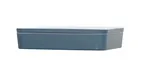 image of Cal-Mil 24132-1410-111 Bento Box, 14"W x 10.5"D x 3"H, Dishwasher Safe Melamine Rectangular Box