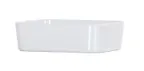 image of Cal-Mil 24132-46-15 Bento Box Insert, 4.5"W x 6"D x 2.5"H, Dishwasher Safe Melamine White