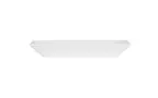 image of Cal-Mil 24201-8-15 Square Melamine Plate, 8" x 8" x 1.37" White, Dishwasher Safe Plastic Plate
