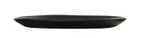 image of Cal-Mil 24400-8-13 Bali Plate – 8" Dia x 0.5" H, Black Melamine Flat Round Plate, Dishwasher Safe