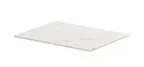 image of Cal-Mil 24407-1012-81 Tray, 10.75"W x 13.5"D x 0.5"H, Dishwasher Safe Melamine White Marble