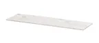 image of Cal-Mil 24407-206-81 Tray, 21.5"W x 6.75"D, Dishwasher Safe Melamine White Marble Rectangular