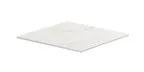image of Cal-Mil 24408-10-81 Tray, 10"W x 10"D x 0.75"H, Square, Melamine, White Marble
