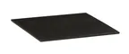 image of Cal-Mil 24408-12-13 Tray, 12"W x 12"D Square, Dishwasher Safe, Melamine, Black