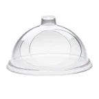 image of Cal-Mil 301-10 Turn-N-Serve Gourmet Cover, 10" Diameter x 4½" High Dome, Clear Acrylic, BPA-Free