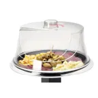 image of Cal-Mil 302-15 Colonial Turn-N-Serve Cover, 15" Dia x 7" H Dome, Clear Acrylic, BPA-Free